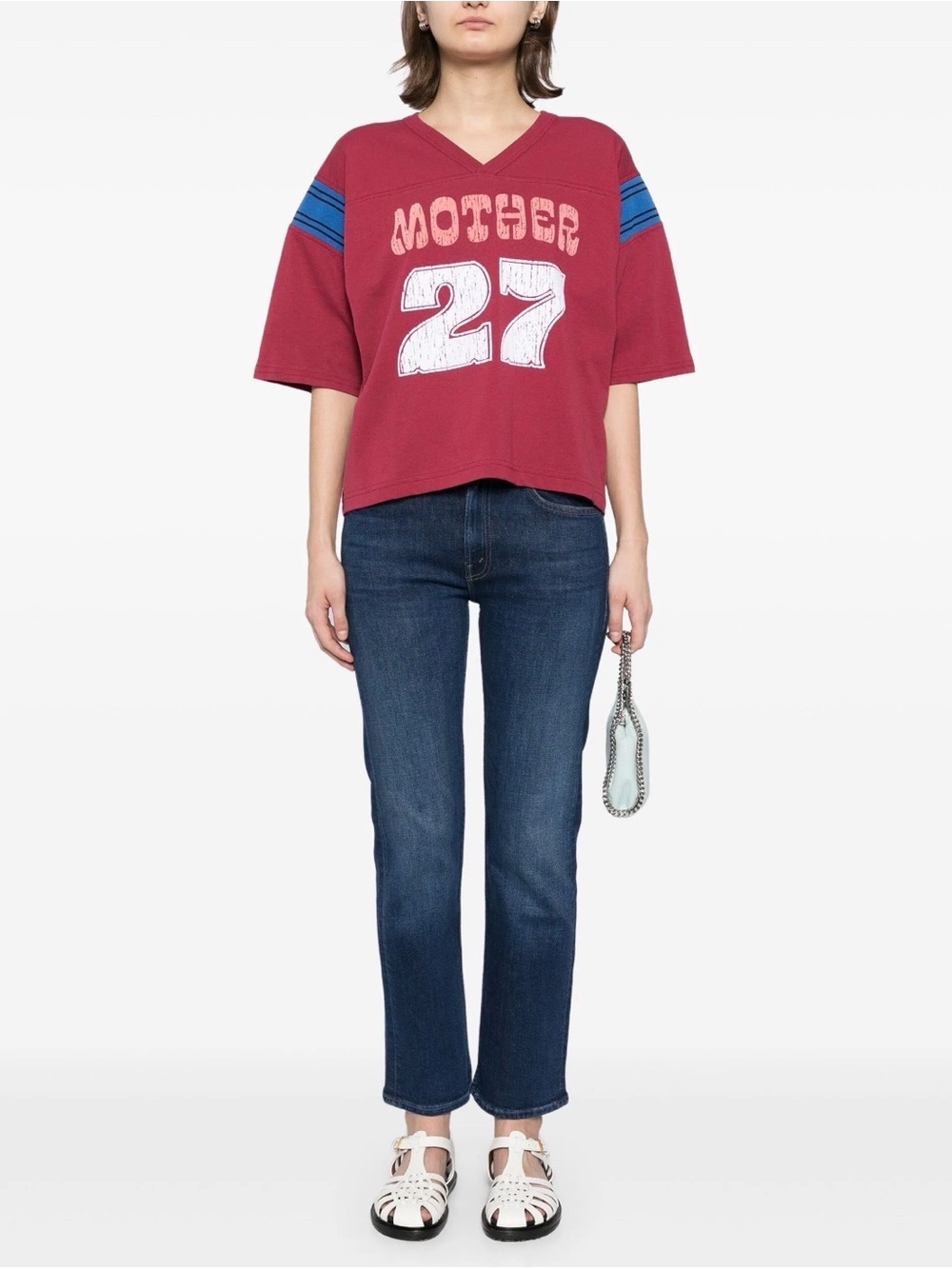 MOTHER Dark Blue Straight-Leg Jeans